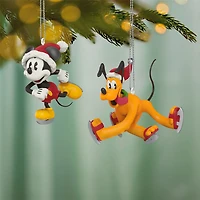 Mini Disney Mickey and Friends Gliding and Sliding Ornaments, Set of 2 for only USD 23.99 | Hallmark