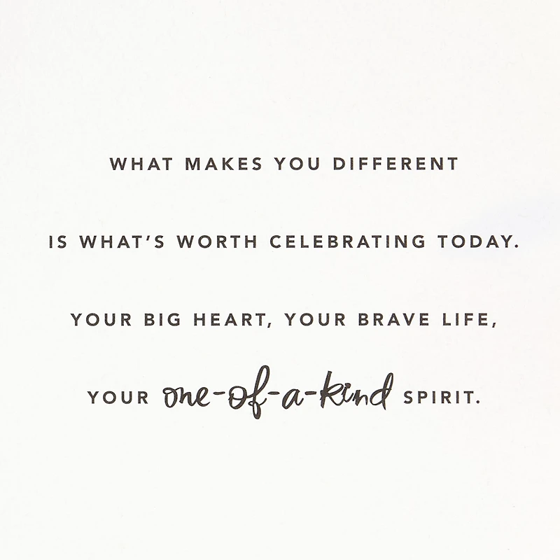 You're One of a Kind Birthday Card for only USD 7.99 | Hallmark