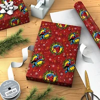Marvel Spider-Man in Wreath on Red Jumbo Christmas Wrapping Paper Roll, 70 sq. ft. for only USD 9.99 | Hallmark