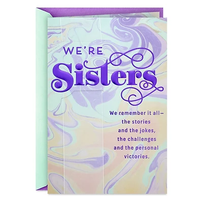 We're Closer With Every Year Birthday Card for Sister From Sister for only USD 7.59 | Hallmark