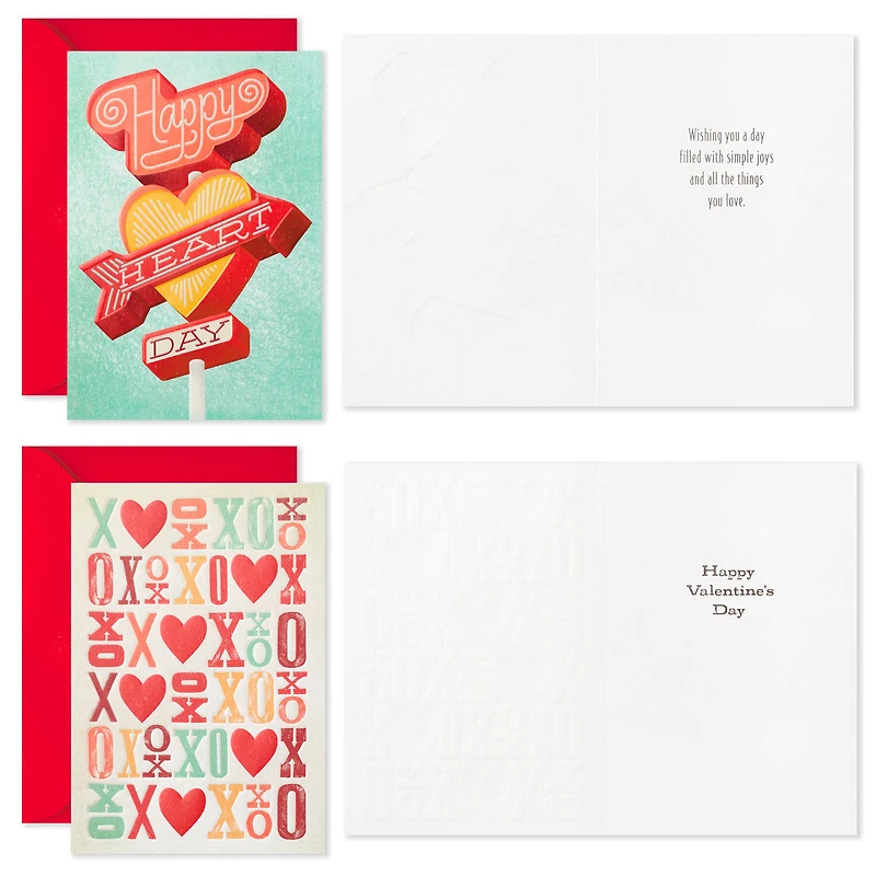 Vintage Signs Assorted Valentine's Day Cards, Pack of 24 for only USD 14.99 | Hallmark