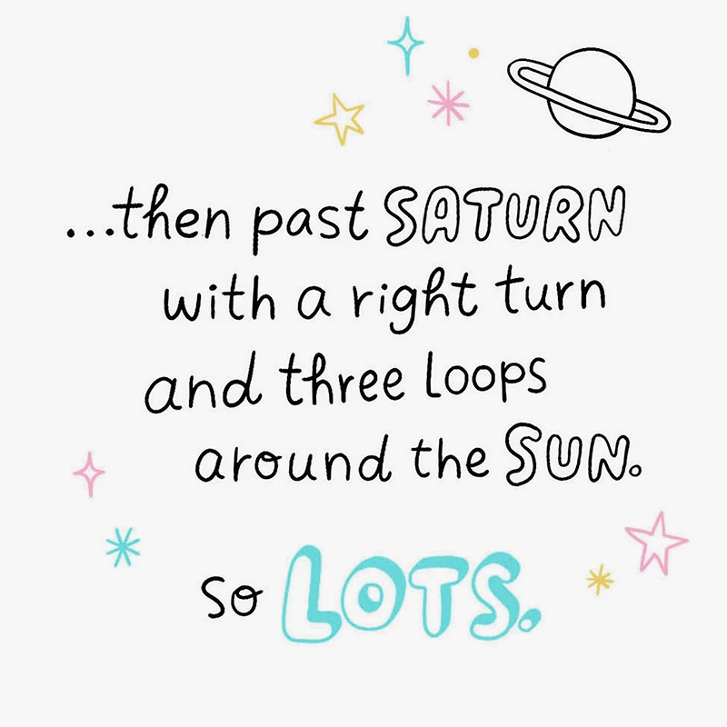 Moon, Stars and Heart Doodles Love Card for Kids for only USD 2.99 | Hallmark