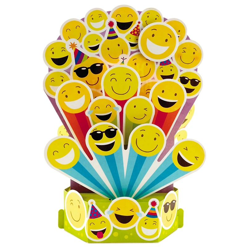 Smiley Face Musical 3D Pop-Up Birthday Card With Light for only USD 9.99 | Hallmark