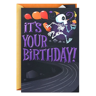 A Big Skele-Bration Pop-Up Halloween Birthday Card for only USD 4.59 | Hallmark