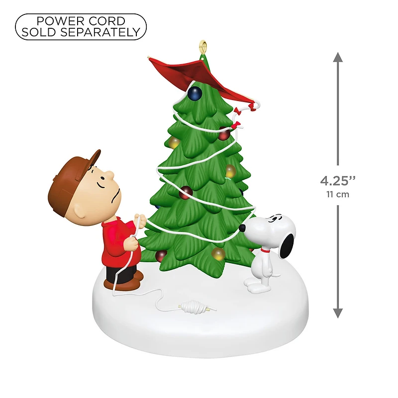 The Peanuts® Gang The Kite-Eating Christmas Tree Ornament With Light for only USD 36.99 | Hallmark