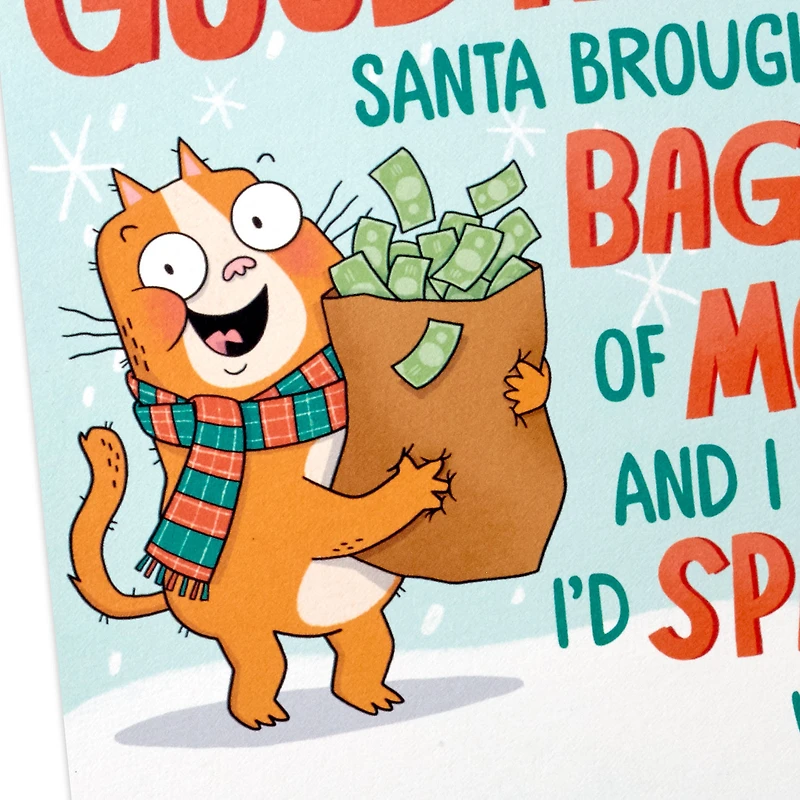 Bag Full of Money Gag Gift Christmas Card for only USD 5.99 | Hallmark