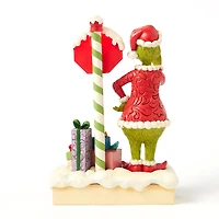 Jim Shore Grinch by Light-Up Stop Sign Figurine, 9.3" for only USD 94.99 | Hallmark