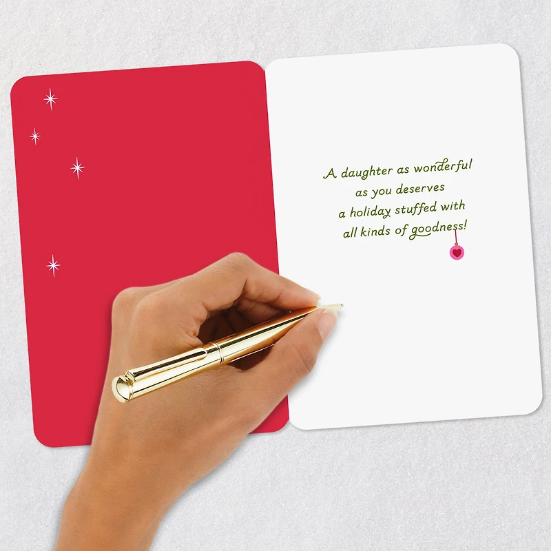 A Holiday Stuffed With Love and Goodness Christmas Card for Daughter for only USD 3.99 | Hallmark