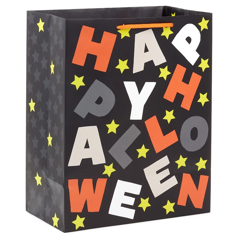 13" Happy Halloween Letters Large Gift Bag for only USD 4.49 | Hallmark
