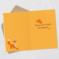 A Harvest of Happiness Thanksgiving Card for Kids for only USD 2.00 | Hallmark
