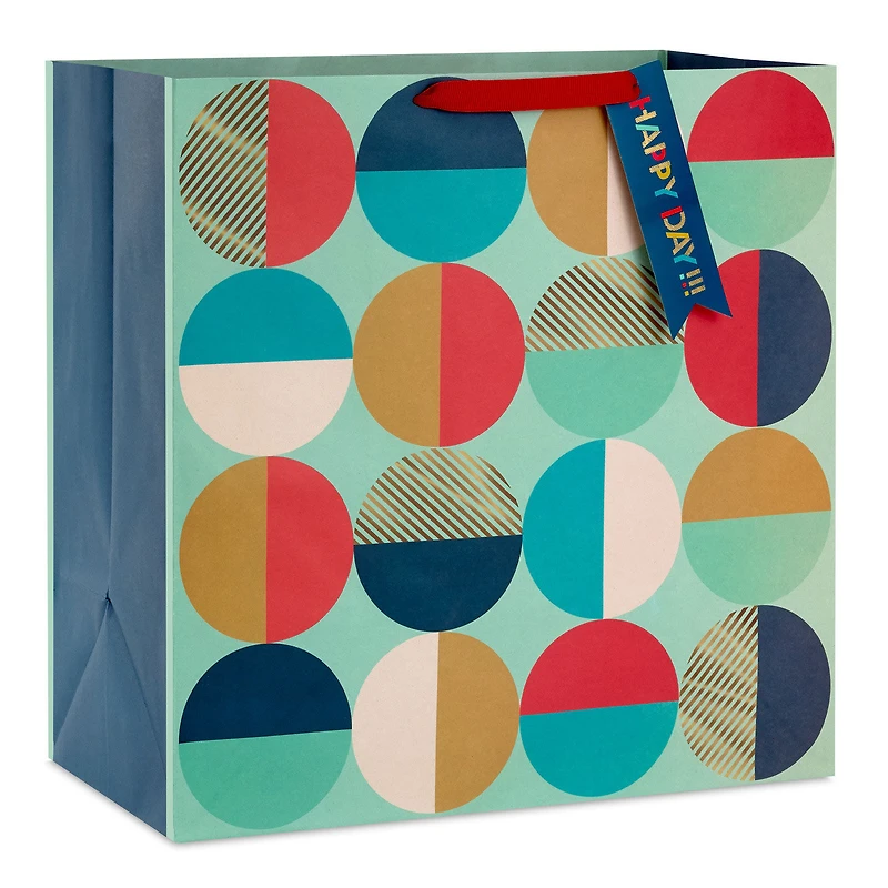 15" Modern Semi-Circles Extra-Deep Gift Bag for only USD 5.49 | Hallmark