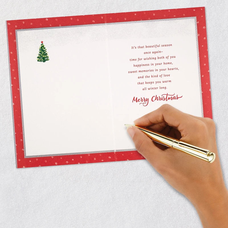 Wishing You Happiness and Sweet Memories Christmas Card for Son and Daughter-in-Law for only USD 5.99 | Hallmark