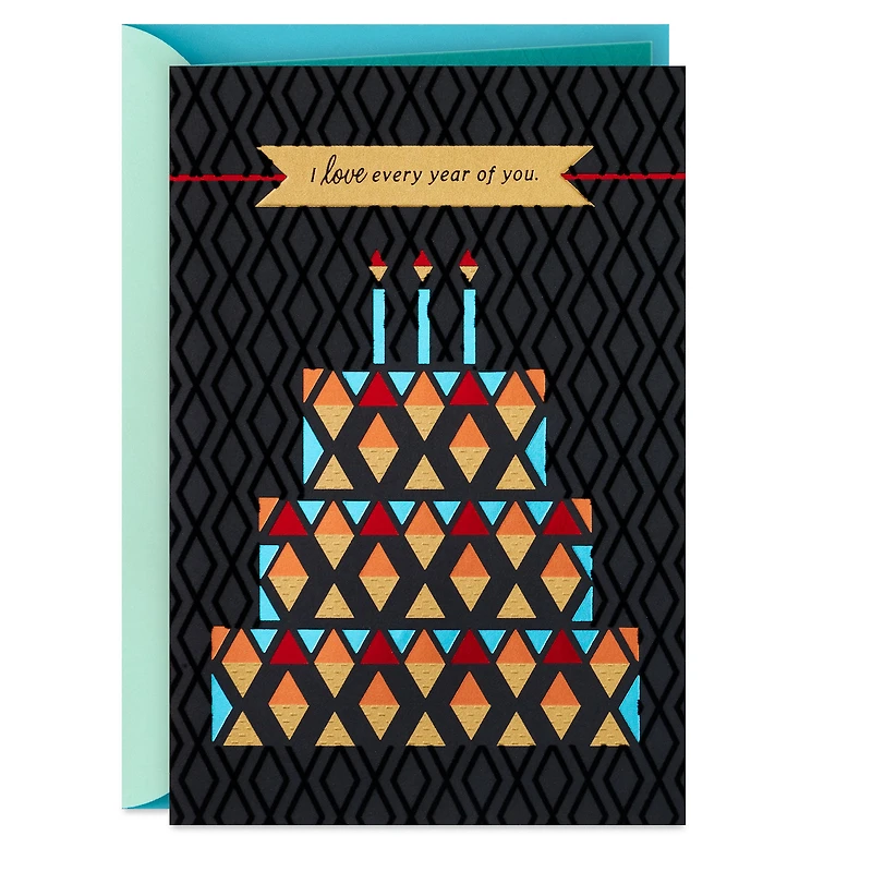 Love Every Year of You Romantic Birthday Card for only USD 6.99 | Hallmark