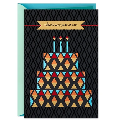 Love Every Year of You Romantic Birthday Card for only USD 6.99 | Hallmark