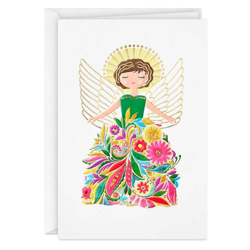 UNICEF Floral Angel Boxed Christmas Cards, Pack of 12 for only USD 12.50 | Hallmark
