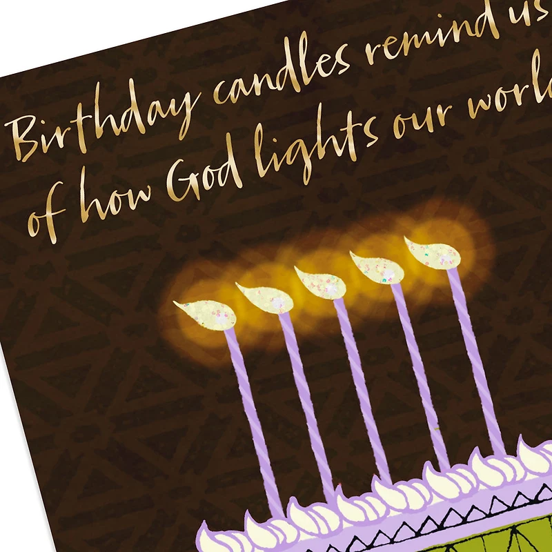God Lights Our World Birthday Card for only USD 2.50 | Hallmark