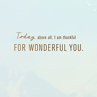 Thankful for Wonderful You Birthday Card for Husband for only USD 6.59 | Hallmark