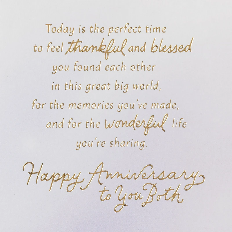 Feel Thankful and Blessed Anniversary Card for Couple for only USD 6.99 | Hallmark