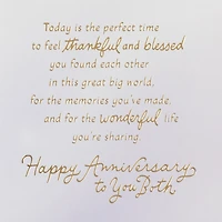 Feel Thankful and Blessed Anniversary Card for Couple for only USD 6.99 | Hallmark