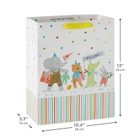 13" Cute Animal Parade Large New Baby Gift Bag for only USD 5.49 | Hallmark