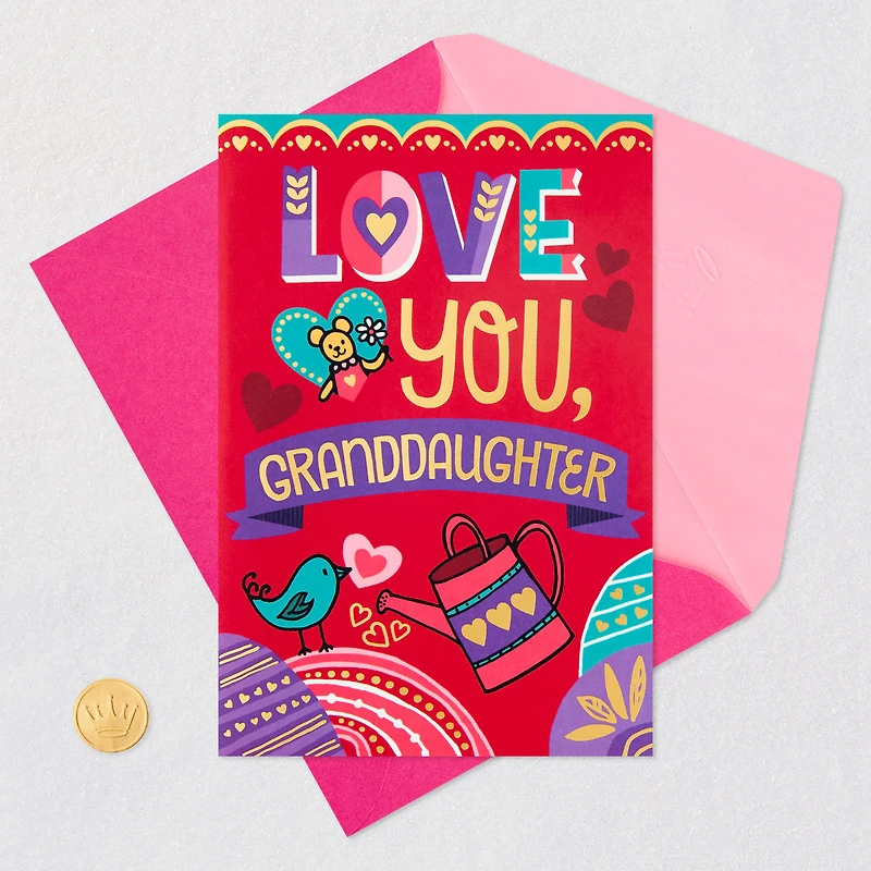 Sweet and Smart Pop-Up Valentine's Day Card for Granddaughter for only USD 5.59 | Hallmark