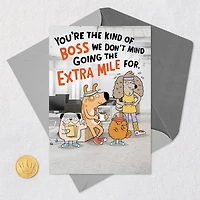 We'll Go the Extra Mile Funny Boss's Day Card for only USD 2.99 | Hallmark