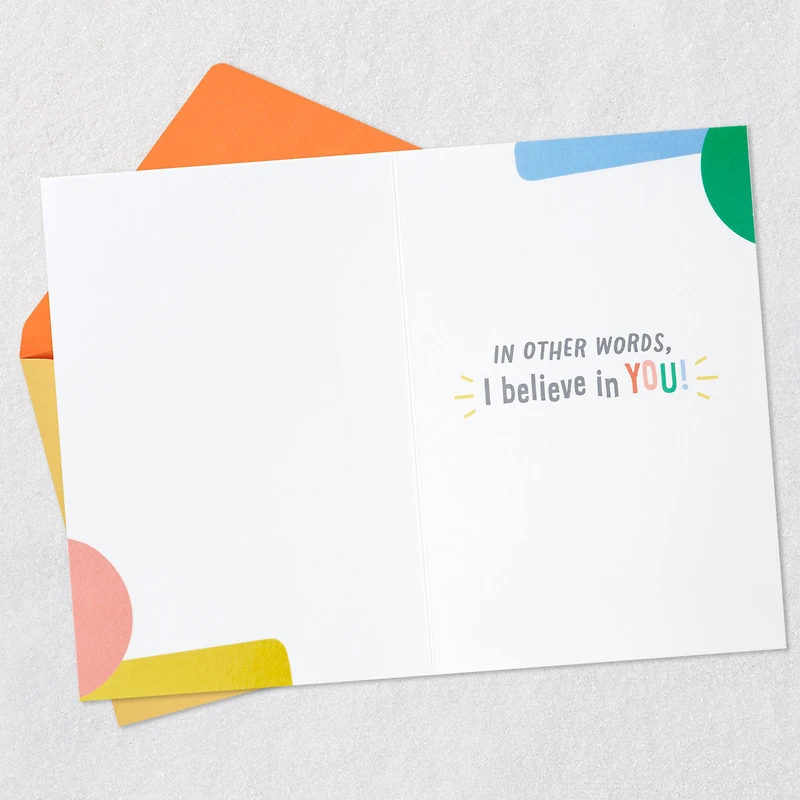 Little World Changers™ I Believe in You Good Luck Card for only USD 2.99 | Hallmark