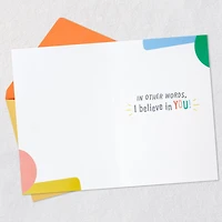 Little World Changers™ I Believe in You Good Luck Card for only USD 2.99 | Hallmark