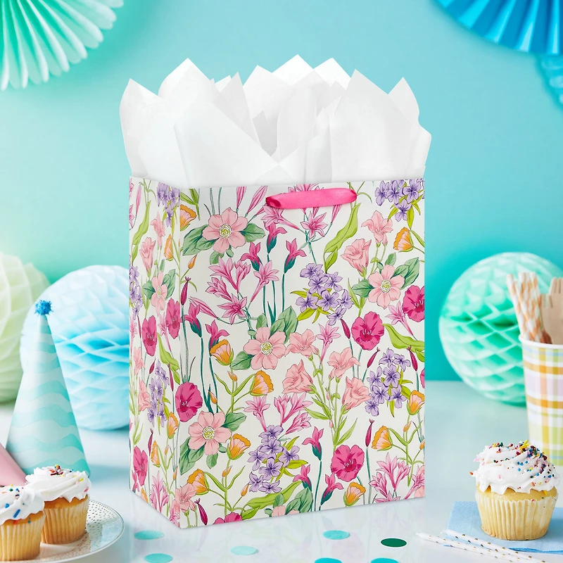 13" Sweet Florals Large Gift Bag for only USD 4.99 | Hallmark
