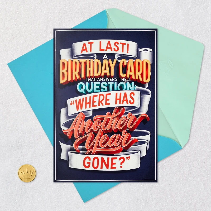 Any Other Questions Funny Pop-Up Birthday Card With Sound for only USD 8.99 | Hallmark