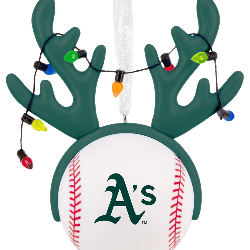 MLB Oakland Athletics™ Reindeer Baseball Hallmark Ornament for only USD 12.99 | Hallmark