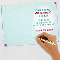 One of the Most Wonderful Grandsons Funny Christmas Card for only USD 3.99 | Hallmark