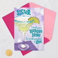 Made You a Drink You'll Love Funny Birthday Card for Sister for only USD 2.99 | Hallmark