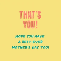 Best Mom Ever Ribbon Mother's Day Card for only USD 0.99 | Hallmark