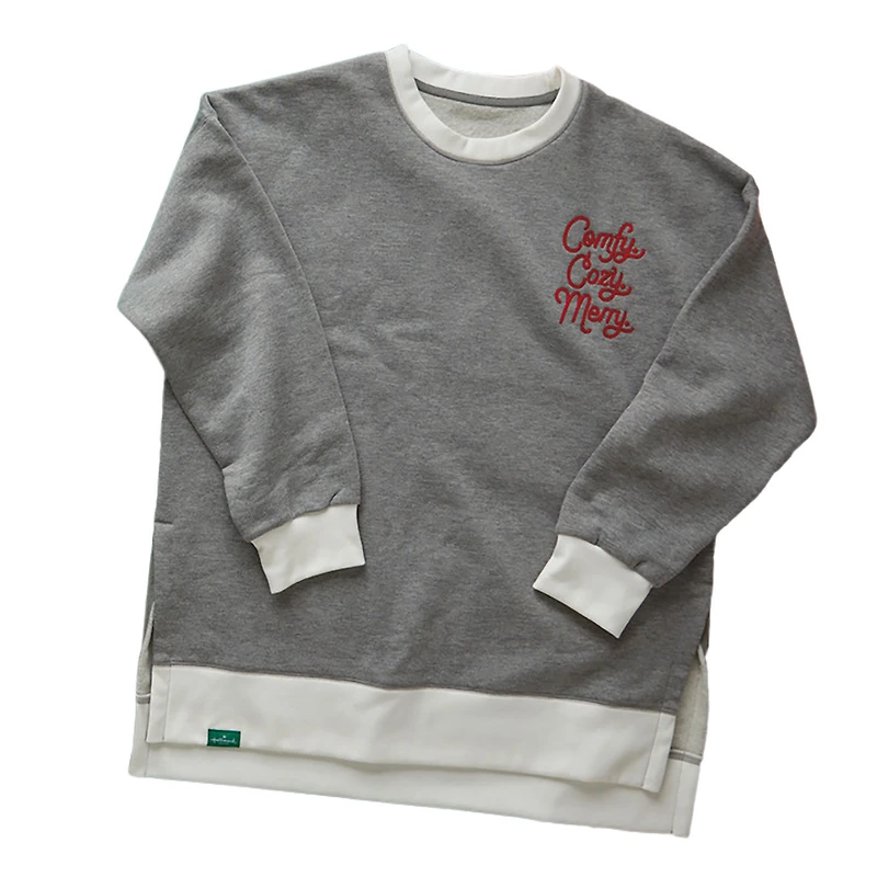Hallmark Channel Comfy Cozy Merry Gray Sweatshirt for only USD 40.99-46.99 | Hallmark