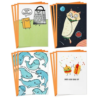 Cheesy Puns Assorted Funny Cards, Pack of 12 for only USD 10.99 | Hallmark