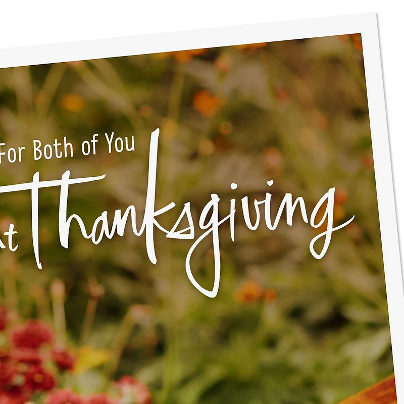 Warm Moments and Happy Memories Thanksgiving Card for Both for only USD 2.00 | Hallmark