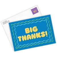 Wavy Ripples Big Thanks Custom Thank You Card for only USD 4.99 | Hallmark