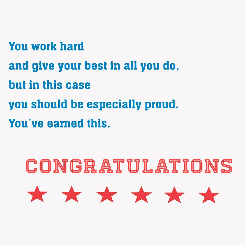 You've Earned This Patriotic Customizable Graduation Card With Title Stickers for only USD 2.99 | Hallmark