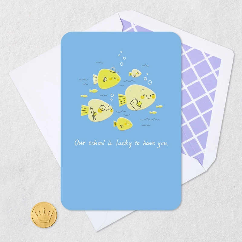 Our School Is Lucky to Have You Thank You Card for only USD 2.99 | Hallmark