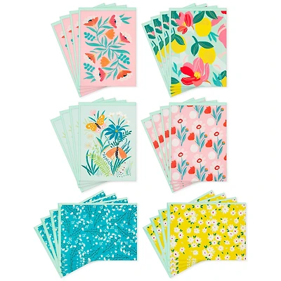 Floral Motif Boxed Blank Notes Assortment, Pack of 24 for only USD 14.99 | Hallmark