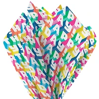 Angled All-Caps Happy Birthday Tissue Paper, 6 Sheets for only USD 1.99 | Hallmark