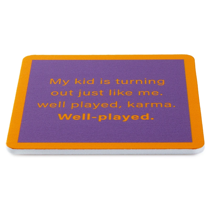 Drinks on Me Well Played Karma Funny Coaster for only USD 4.99 | Hallmark