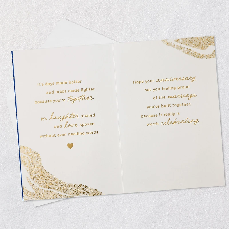 The Marriage You've Built Is Worth Celebrating Anniversary Card for only USD 9.99 | Hallmark