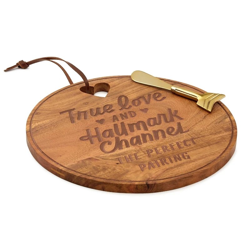 Hallmark Channel True Love Charcuterie Board With Spreader, 12" for only USD 39.99 | Hallmark