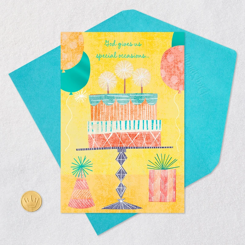 God Gives Us Special People Like You Religious Birthday Card for only USD 2.50 | Hallmark