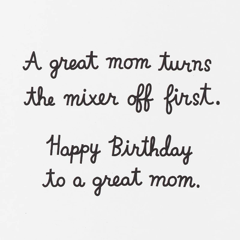 Lick the Beaters Funny Birthday Card for Mom for only USD 4.49 | Hallmark