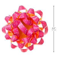 4.6" White Mini Dots on Pink Gift Bow for only USD 1.99 | Hallmark
