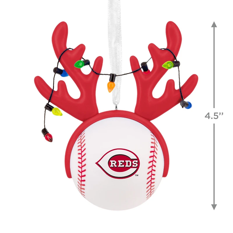 MLB Cincinnati Reds™ Reindeer Baseball Hallmark Ornament for only USD 12.99 | Hallmark