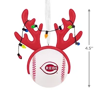 MLB Cincinnati Reds™ Reindeer Baseball Hallmark Ornament for only USD 12.99 | Hallmark